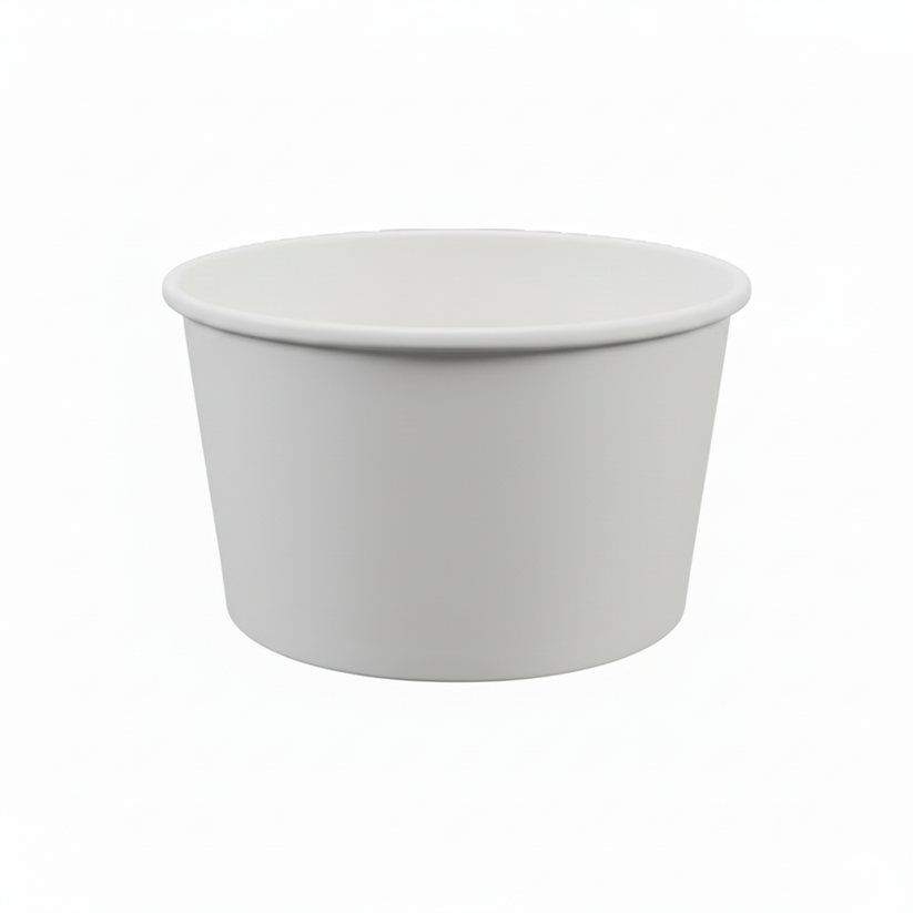 5.5oz White Paper Bowl (90mm) - 1000PCS