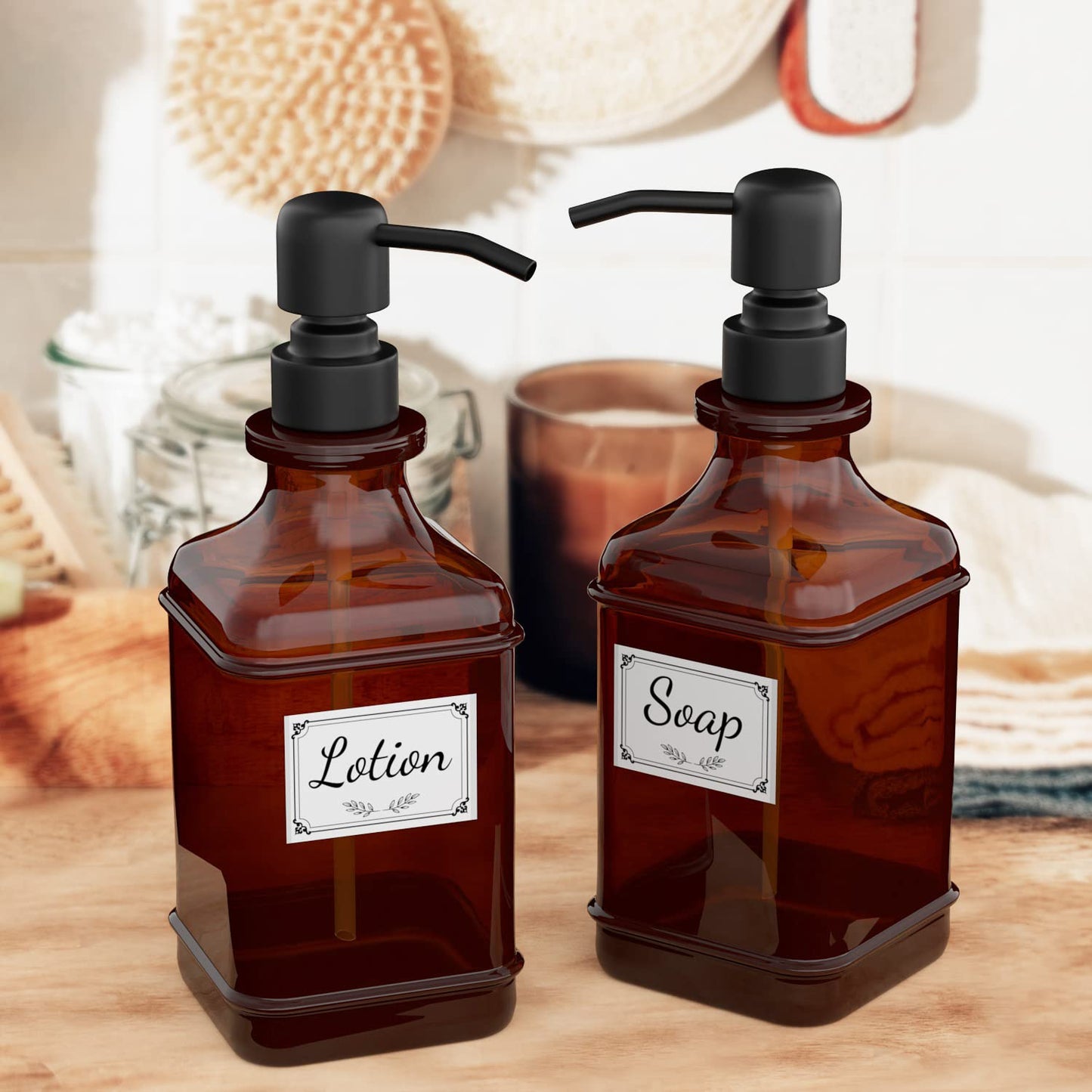 Glass Soap Dispenser
