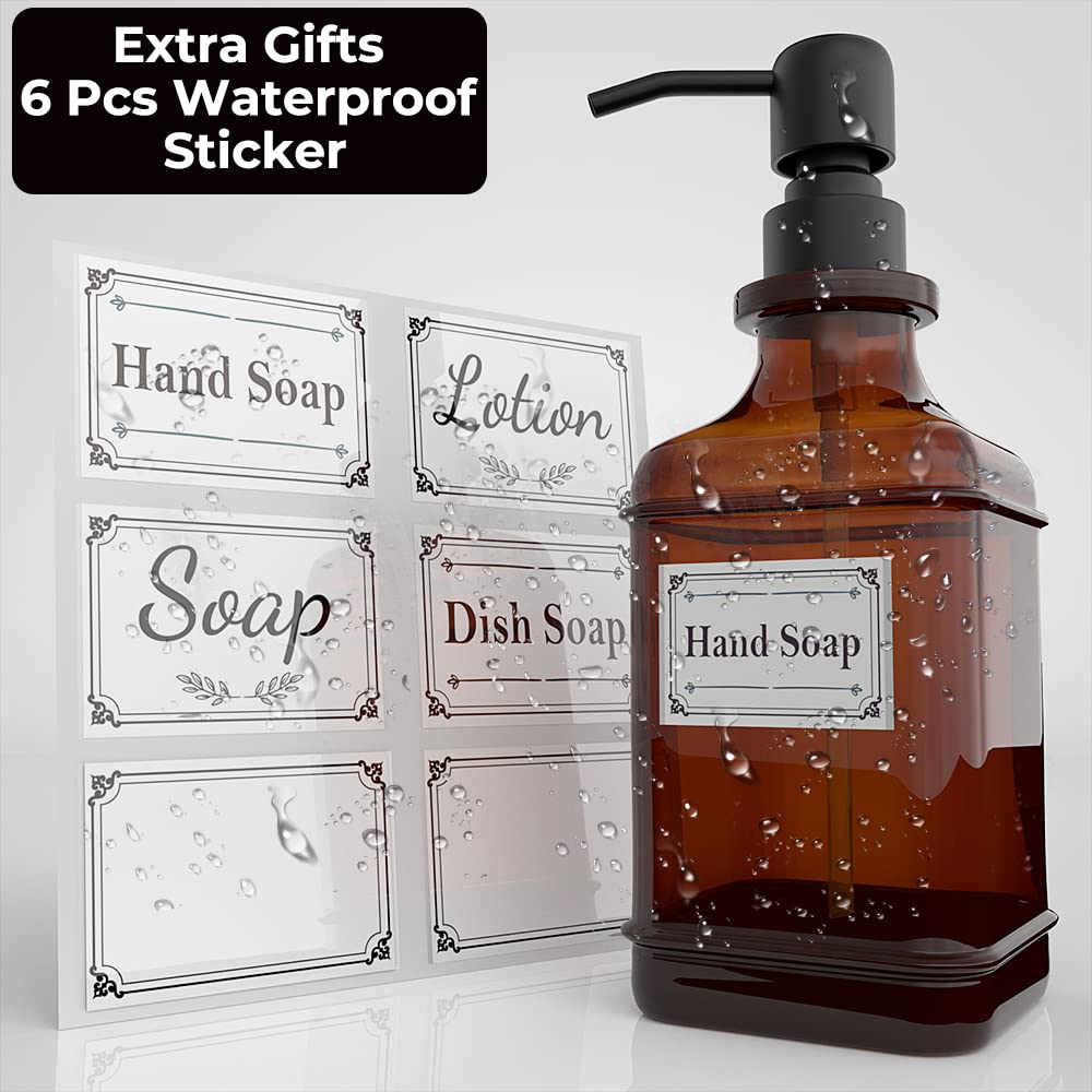 Glass Soap Dispenser