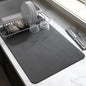 Dish Drying Mat Coffee Mat Super Absorbent Quick Drying Mat for Kitchen Counter