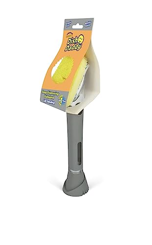 Scrub Daddy Self- Standing Soap Dispensing Dishwand, Silver