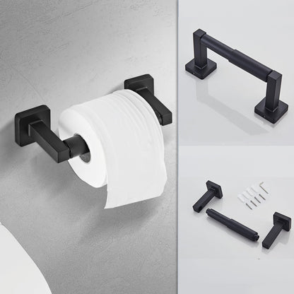 Bathroom Hardware Set 4 Pieces,Towel Bar Set Stainless Steel Wall Mounted, Includes 16In Hand Towel Bar, Towel Ring, Robe Towel Hooks,Toilet Paper Holder, Bathroom Towel Rack Set