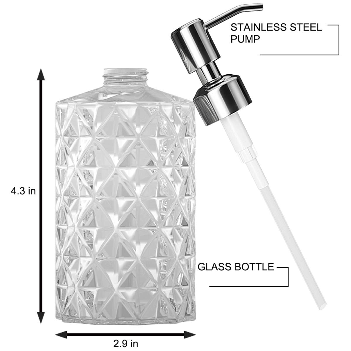 Glass Soap Dispenser
