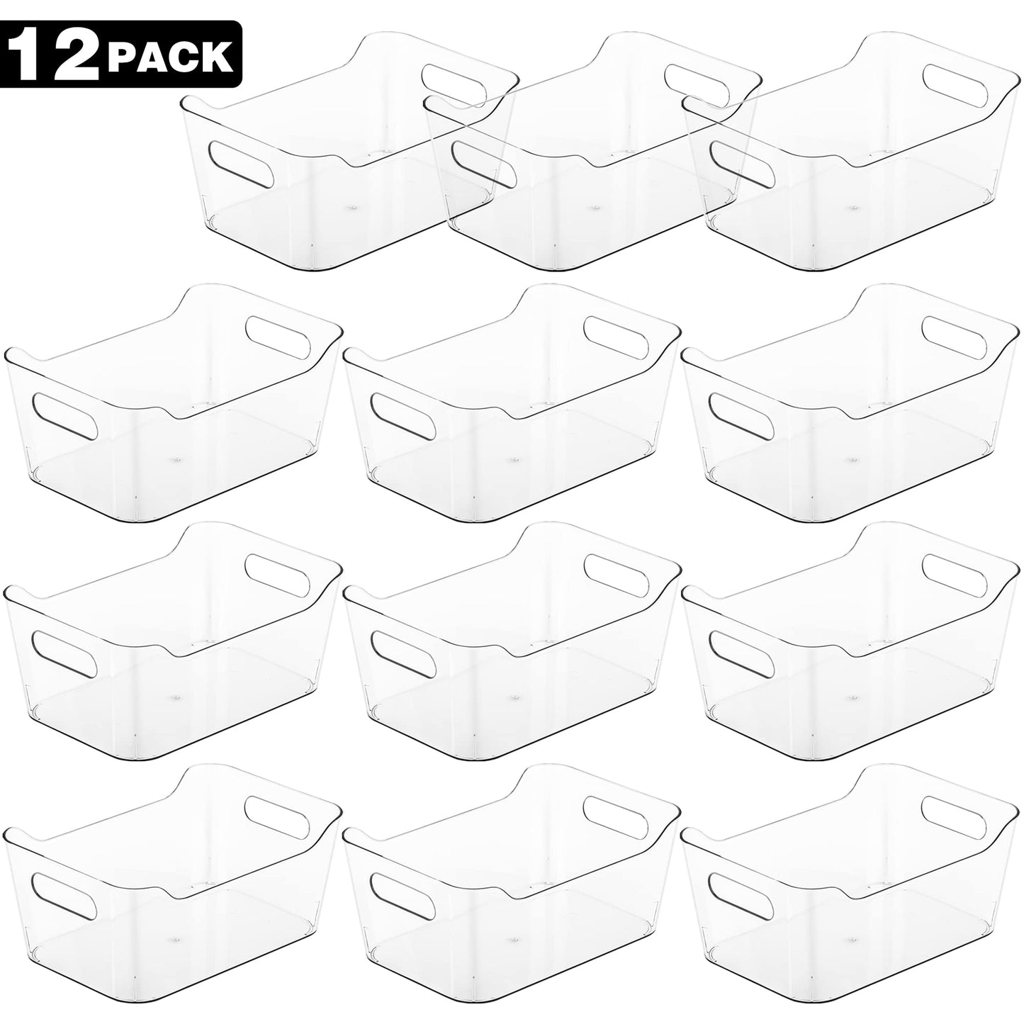 Tiawudi Clear Storage Bins