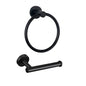 FAIRGIA Toilet Paper Holder Towel Ring Brushed Gold Bathroom Hardware Hand Towel Holder Bathroom Accessories Set Wall Mount Stainless Steel 2 Pieces