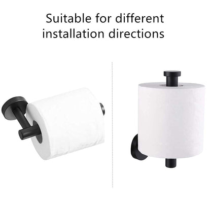 FAIRGIA Toilet Paper Holder Towel Ring Brushed Gold Bathroom Hardware Hand Towel Holder Bathroom Accessories Set Wall Mount Stainless Steel 2 Pieces