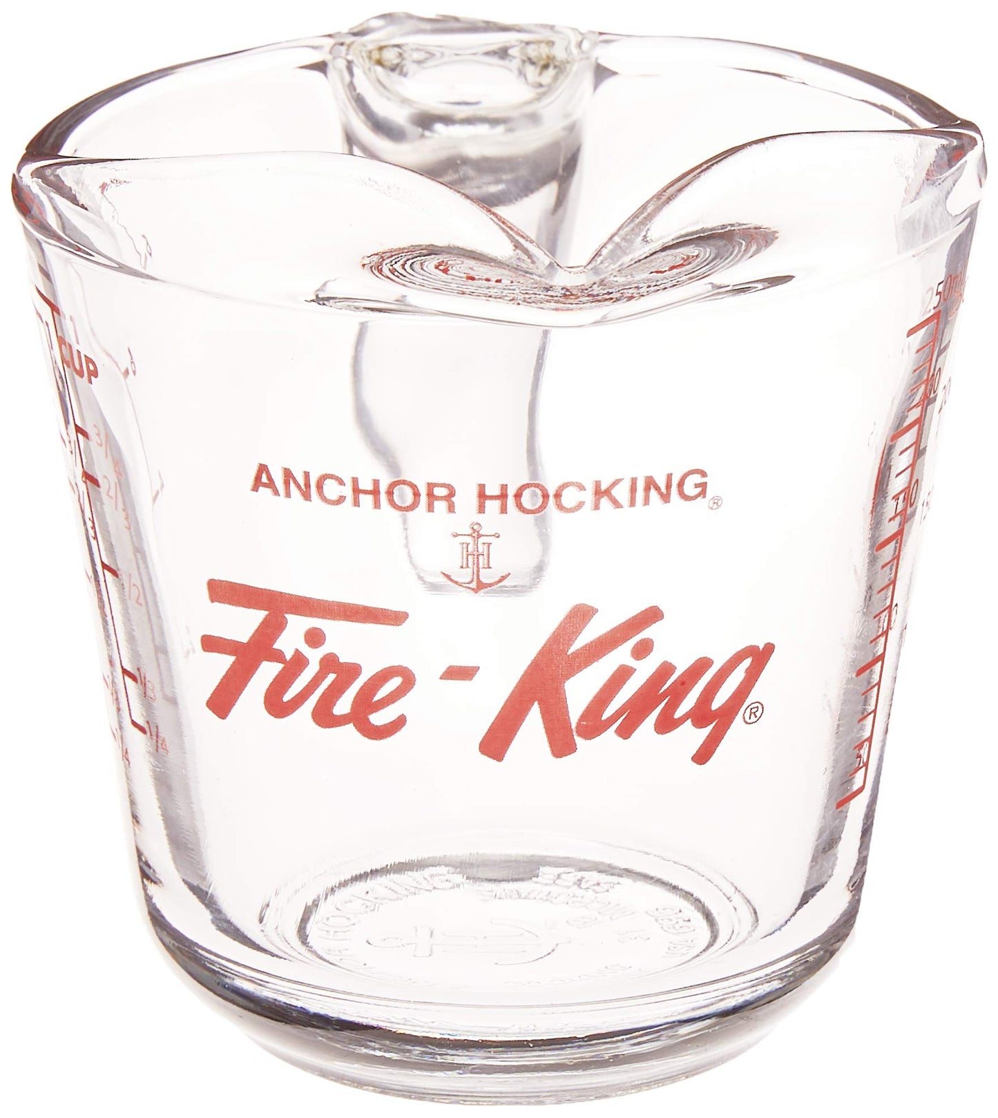 Anchor Hocking 77895 Fire-King Measuring Cup, Glass, 1-Cup
