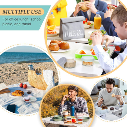 [6 Pack] Salad Dressing Container To Go, 2.7 oz Glass Small Condiment with Lids, Dipping Sauce Cups Set, Leakproof Reusable for Lunch Box Work Trip