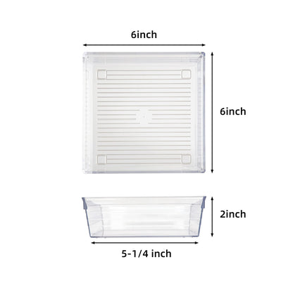 Backerysupply Clear Plastic Drawer Organiser Tray for Vanity Cabinet