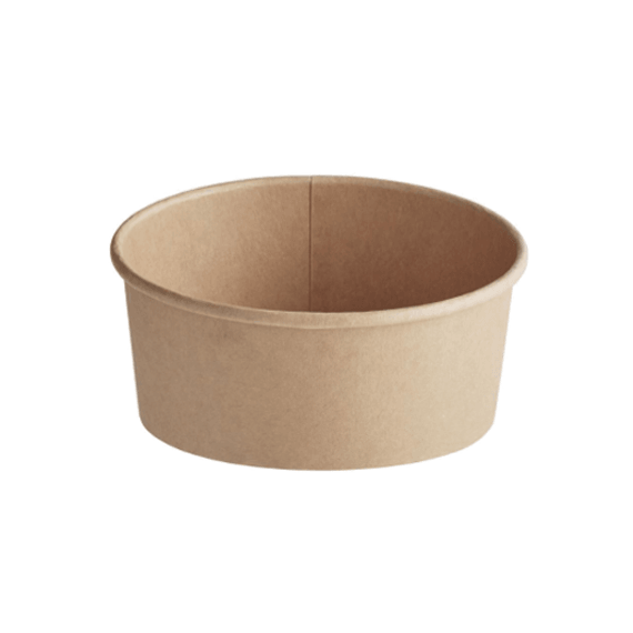 37oz Kraft Salad Bowl (165mm) - 300PCS