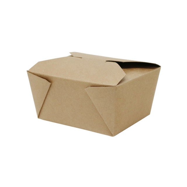 4.37 x 3.5 x 2.5" (26oz) - Kraft To-Go Boxes 450 Pcs