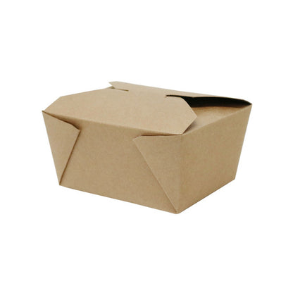 4.37 x 3.5 x 2.5" (26oz) - Kraft To-Go Boxes 450 Pcs