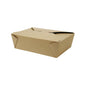 7.75 x 5.5 x 2.5" (66oz) - Kraft To-Go Boxes 200 Pcs