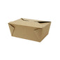 7.75 x 5.5 x 3.5" (96oz) - Kraft To-Go Boxes 160 Pcs