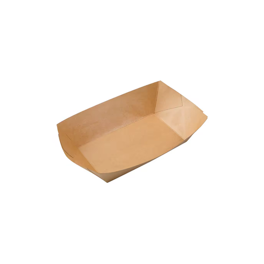 0.5lb Kraft Paper Tray with Coating - 1000PCS