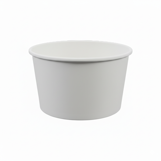 5.5oz White Paper Bowl (90mm) - 1000PCS