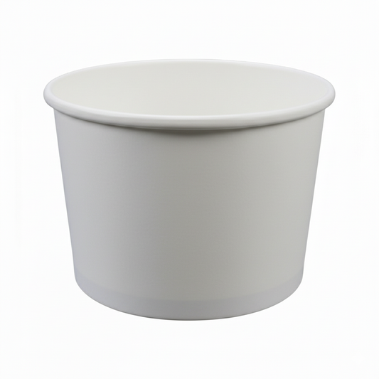16oz Paper Soup Bowl - White (115mm) - 1000PCS