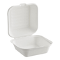 Bio Sugarcane Bagasse Clamshell Container 6x6x3" 500/cs