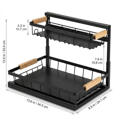 Adjustable Under Sink Organizer in Vancouver | KitchX Storage Solution