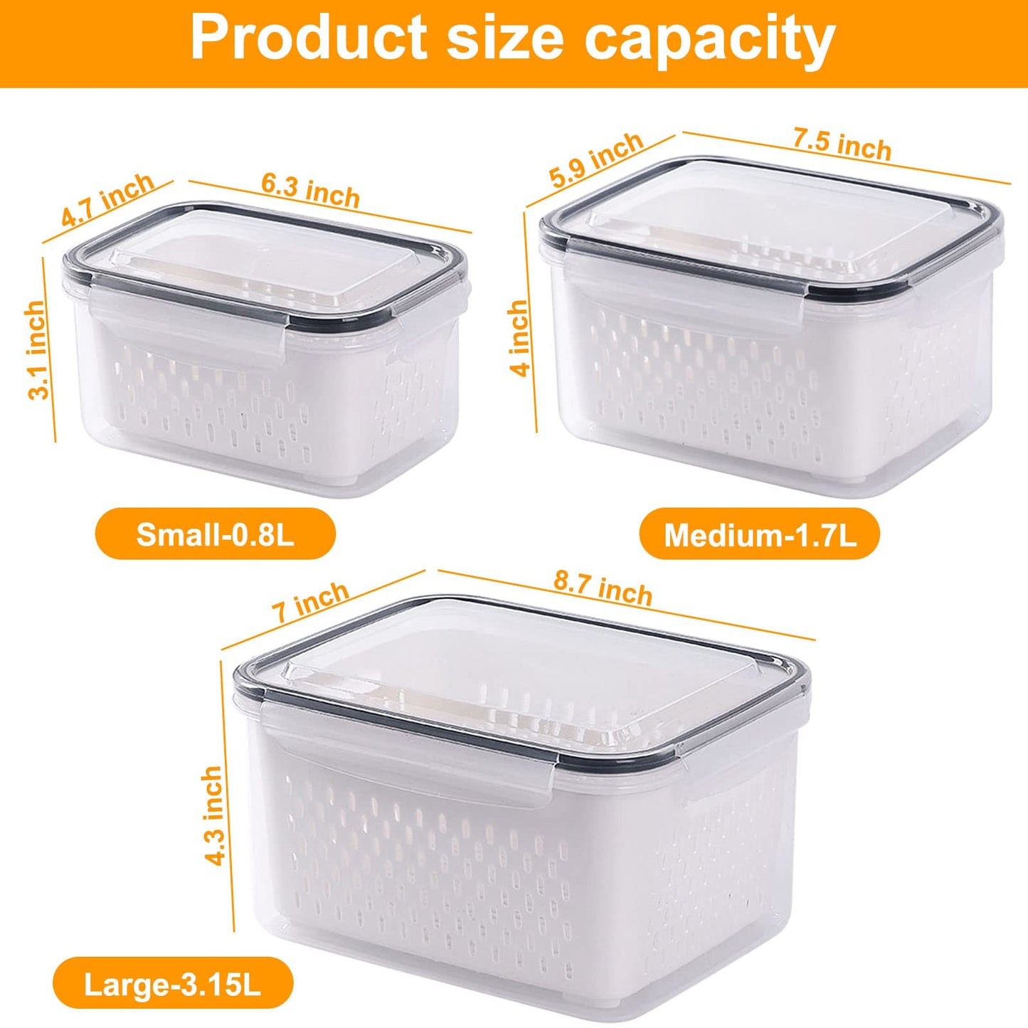 Fresh Food Storage Containers