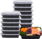 5 Pack 32 oz Plastic Meal Prep Containers with Lids, Leakproof Rectangular Food Storage Container Box for Restaurant, Kitchen, Takeout Food Service Disposables, Freezer/Microwave/Dishwasher Safe Brand: zogsnton