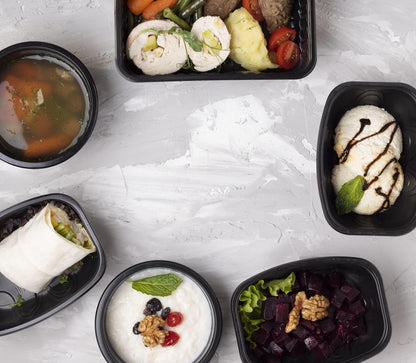 5 Pack 32 oz Plastic Meal Prep Containers with Lids, Leakproof Rectangular Food Storage Container Box for Restaurant, Kitchen, Takeout Food Service Disposables, Freezer/Microwave/Dishwasher Safe Brand: zogsnton