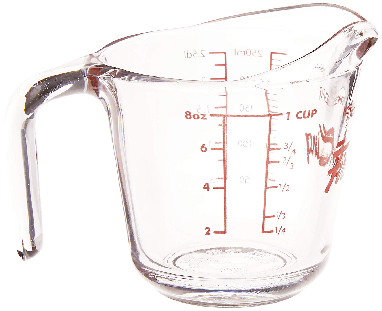 Anchor Hocking 77895 Fire-King Measuring Cup, Glass, 1-Cup