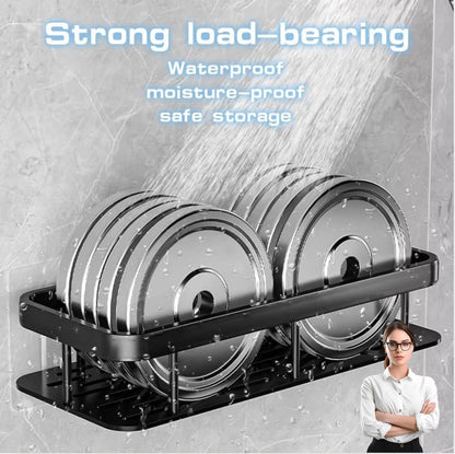 Shower Caddies,Self Adhesive Shower Caddy 2 Pack Shower Shelf,No Drilling Bathroom Shower Organizer with Hooks