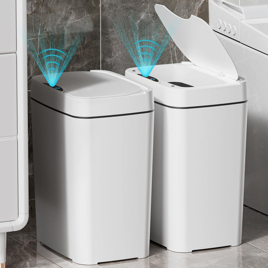 Vanpopubs 2 Pack Bathroom Trash Can with Lid
