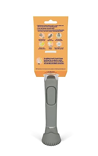 Scrub Daddy Self- Standing Soap Dispensing Dishwand, Silver
