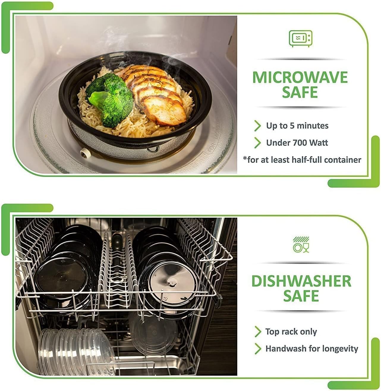 [30 Pack] Meal Prep Containers with Lids | Microwavable Dishwasher & Freezer Safe | Reusable Stackable Lunch Containers | 24oz | Bento Boxes | Food Storage Containers BPA Free